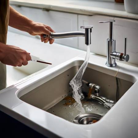 检查进水管,冲洗杂物