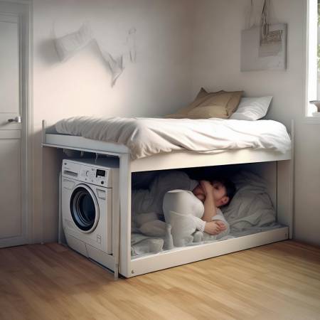 床底洗衣机隐患大