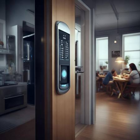 指纹锁,安全便捷高科技堡垒