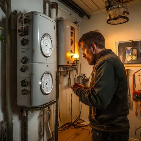 检查气压水压，联系公司解决