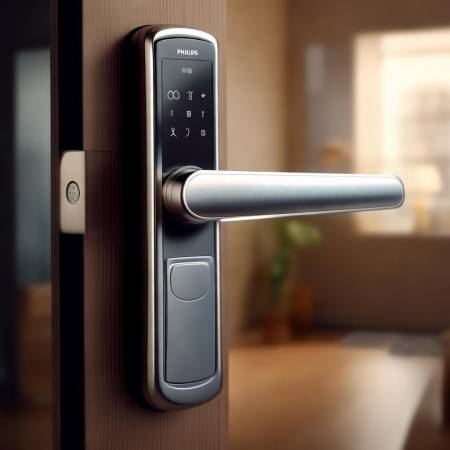 “飞利浦指纹锁,生活新选择”