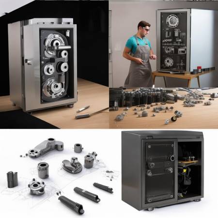 “保险柜转盘安装教程”