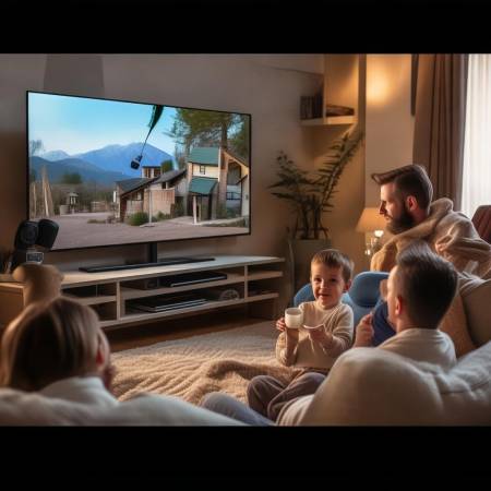 “电视变监控,居家安全新选择”