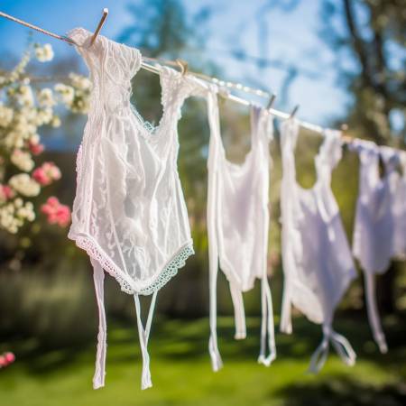 “内衣洗净晾干消毒”