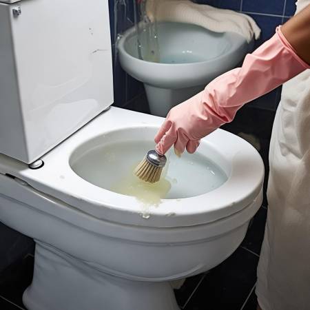 深度清洁马桶,白醋去垢除味