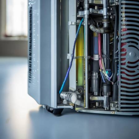 “制冷剂不足,机器失效”