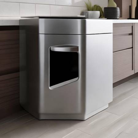 简约银灰燃气灶,厨房亮丽风景