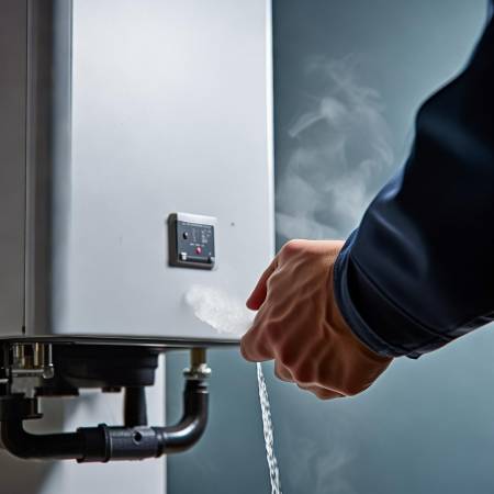 壁挂炉放水除空气保效率