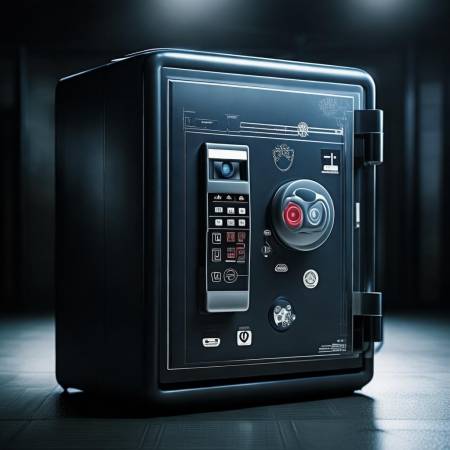 “国家认证,多重锁具保险柜”