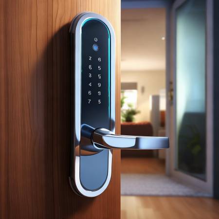 智能锁,出门无忧,时尚高端