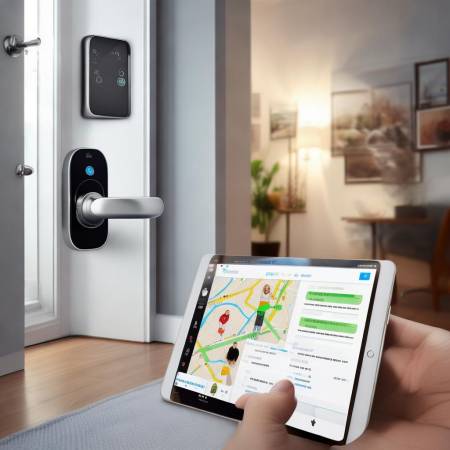 “锁可绑定家人手机,掌握行踪更