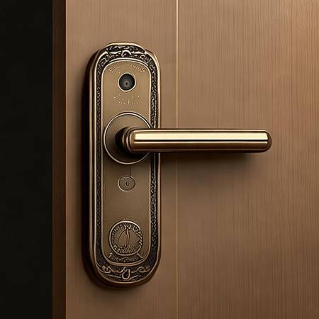 青古铜智能锁，厚重安全感