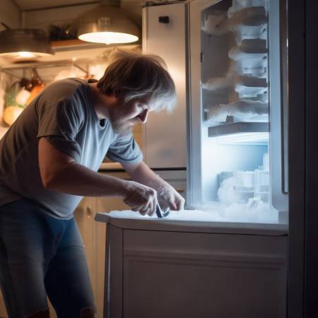 冰箱除霜耐心技巧