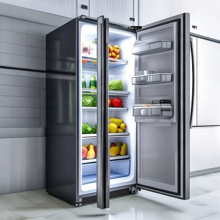 “双循环冰箱,冷藏冷冻独立保鲜