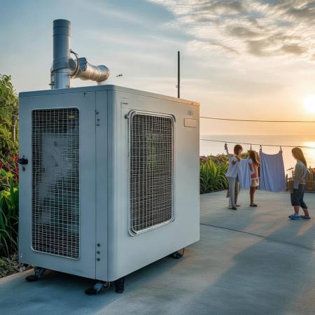 湛江：海鲜与空气能烘干热泵