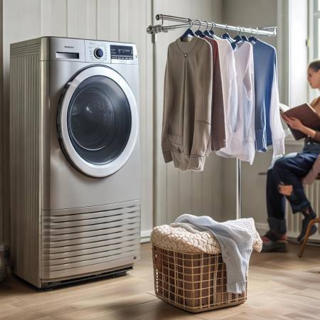 “空气能烘干，柔软卫生低噪音”