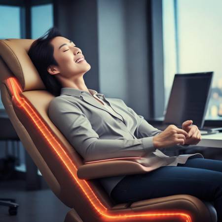 智能坐垫,舒缓按摩神器