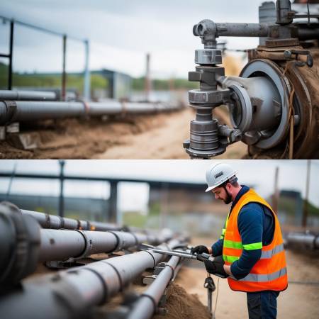 拧紧燃气接头，检查无漏气