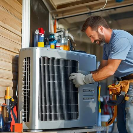 “夏天保养空调,清凉一夏相伴”