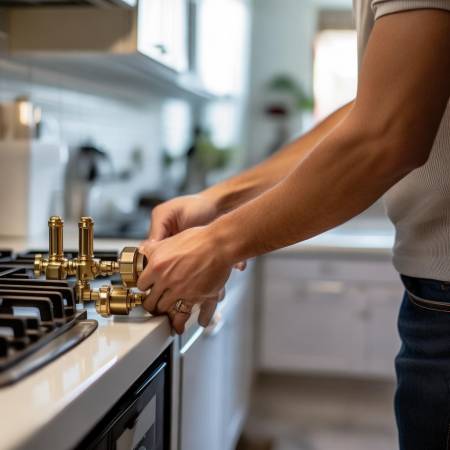 检查气源，确保安全