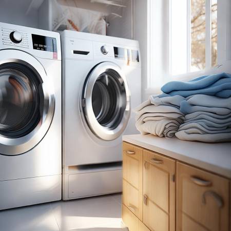 “洗衣机清洁,生活更轻松”