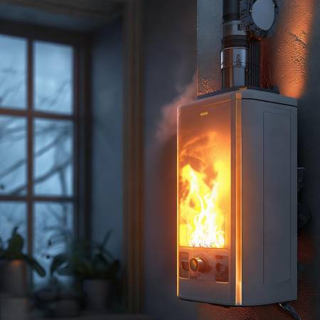 壁挂炉燃烧不充分,风压不足。