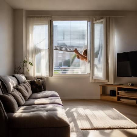 定时通风，新鲜空气