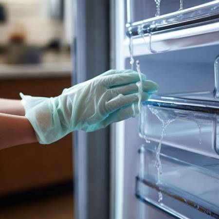 “用醋擦拭冰箱除味法”