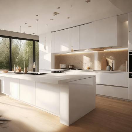 樱花帝王灶，白皙网红厨房