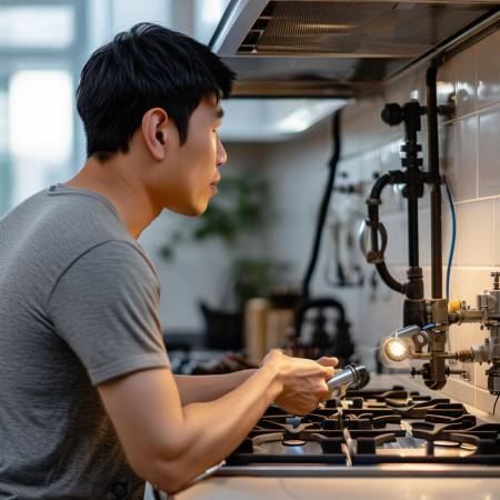 燃气灶安全检查要点