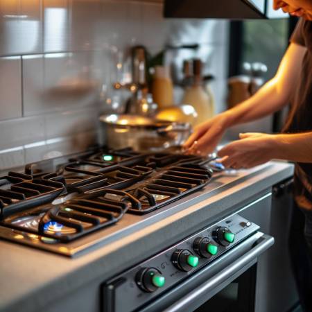 确保燃气灶自动熄火保护功能正常