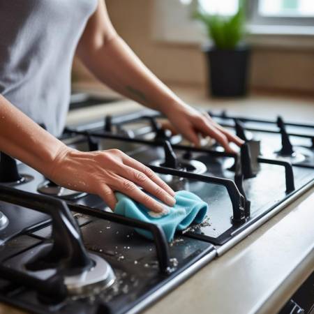 燃气灶清洁,美化燃烧