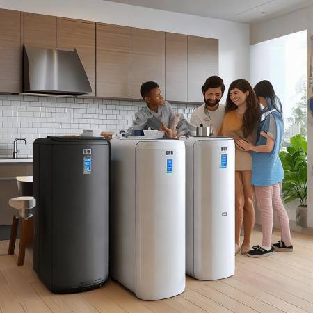 “根据需求选热水器，万和多容量