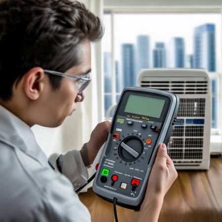 测空调电流，用万用表