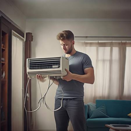 空调烧电线，笑谈电线小