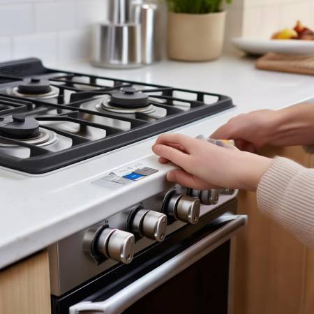 烹饪后关燃气确保安全