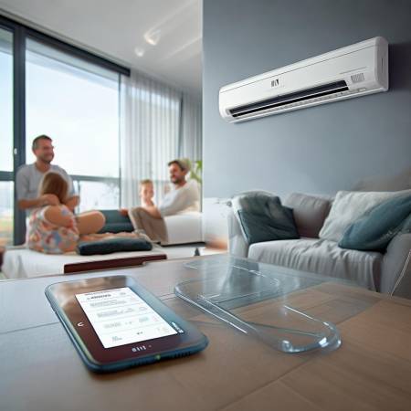 三菱中央空调，智能控温，健康呼