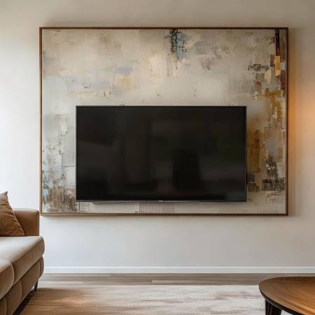 电视墙与装饰和谐搭配