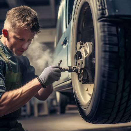 打开放气阀，空气嗞嗞排出