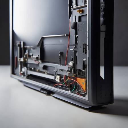 拆后盖,螺丝固定