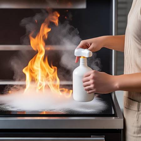 自制清洁剂除抽油烟机积火