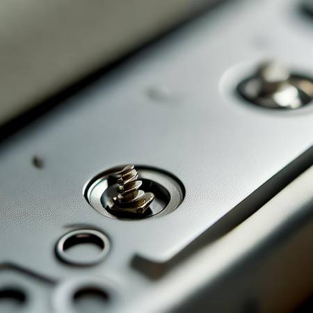 指纹锁螺丝轻轻拧