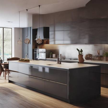 集成灶吸油烟强,清洁方便