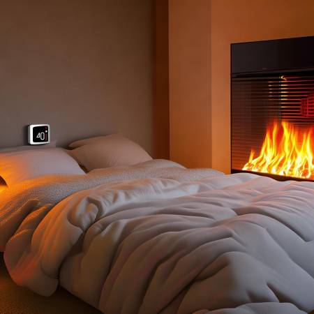 睡前调至40度，水温适中。