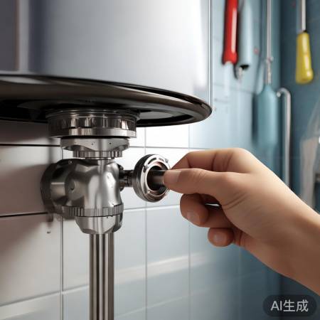 关闭进水阀，防止水滞留。