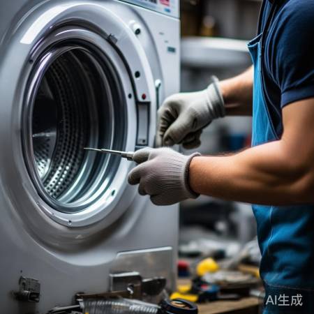 拆装洗衣机：拧螺丝，标记位置