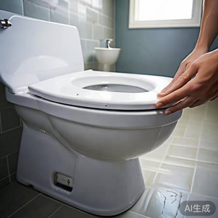 检查马桶排水阀是否松动