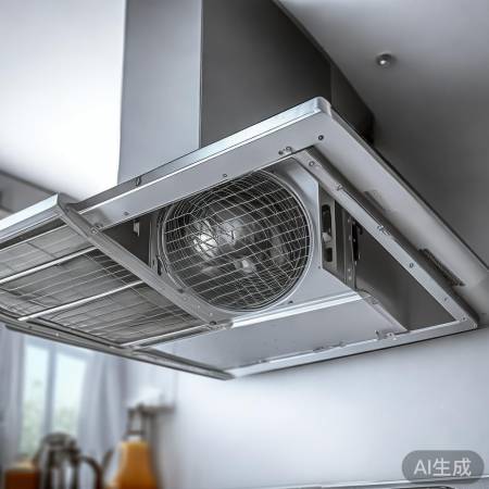 侧吸油烟机核心:强效排烟系统