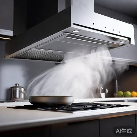侧吸油烟机效率高,吸烟范围广