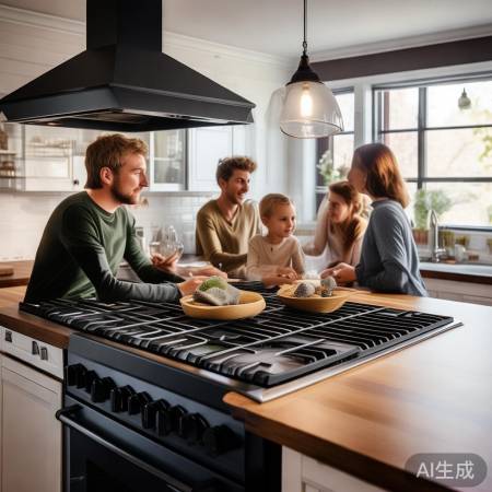 厨房灵魂：磨砂燃气灶面